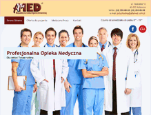 Tablet Screenshot of alfamed.com.pl